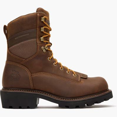 Georgia Boot Core37 9" Scalloped Heel Waterproof Work Boot, , large