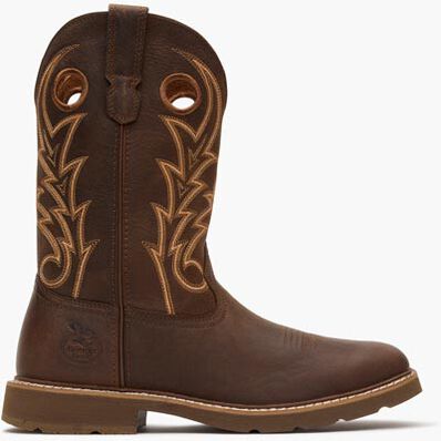 Georgia Boot Core 37 11" Steel Toe Western Pull-On Work Boot, , large