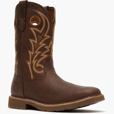 Georgia Boot Core 37 11" Steel Toe Western Pull-On Work Boot, , large