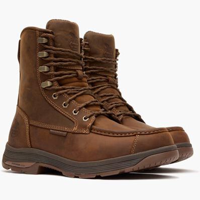 Georgia Boot Athens SuperLyte 8" Waterproof Side-Zip Moc Toe Work Boot, , large
