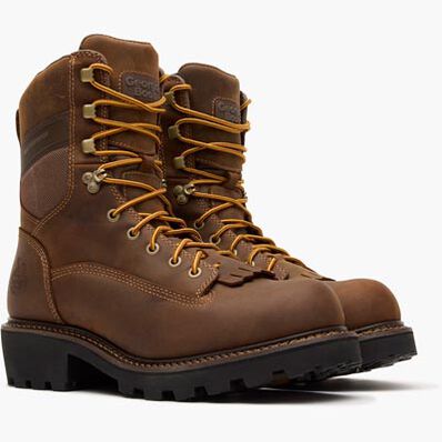Georgia Boot Core37 9" Scalloped Heel Waterproof Work Boot, , large