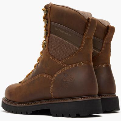 Georgia Boot Core 37 9" Low Heel Waterproof Composite Toe Logger Work Boot, , large